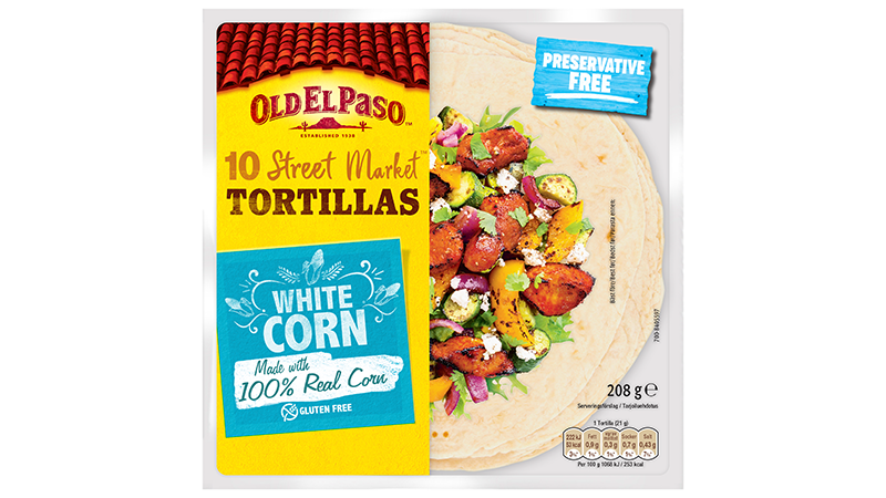Glutenfri White Corn Tortilla